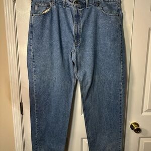 Carhartt Men's Relaxed Blue Jeans 46x 32